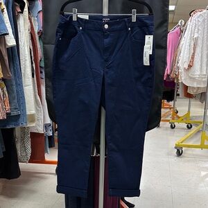 crown & ivy Dark Blue Capris